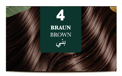 Vibella Ammonia-Free Hair Coloring Cream No. 4 Brown – Premium Hair Color