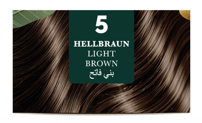 Vibella Ammoniakfreie Haarfärbecreme Nr. 5 Hellbraun – Premium-Haarfarbe