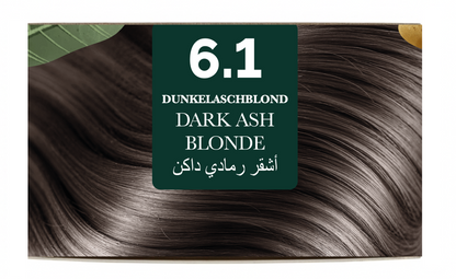 Vibella Ammoniakfreie Haarfärbecreme Nr. 6,1 Dunkelaschblond – Premium-Haarfarbe