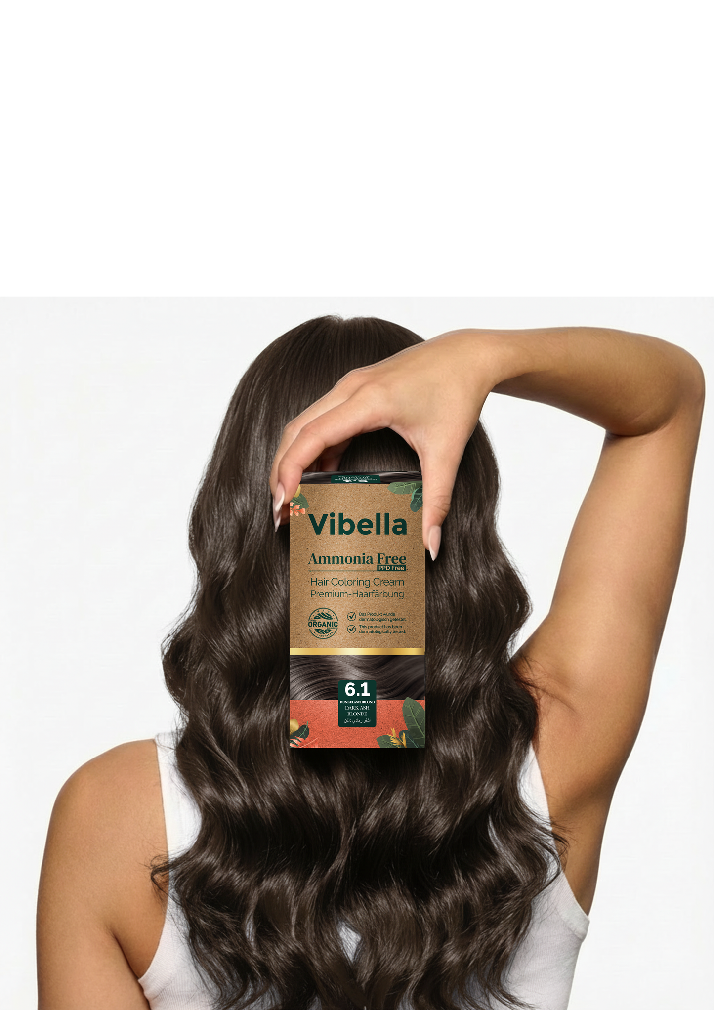 Vibella Ammoniakfreie Haarfärbecreme Nr. 6,1 Dunkelaschblond – Premium-Haarfarbe